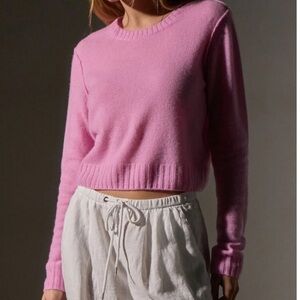 James Perse Pink Cashmere Sweater